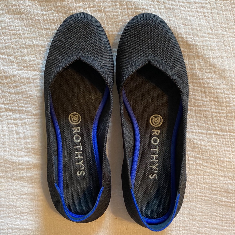 Rothy’s Round Toe Black Flats